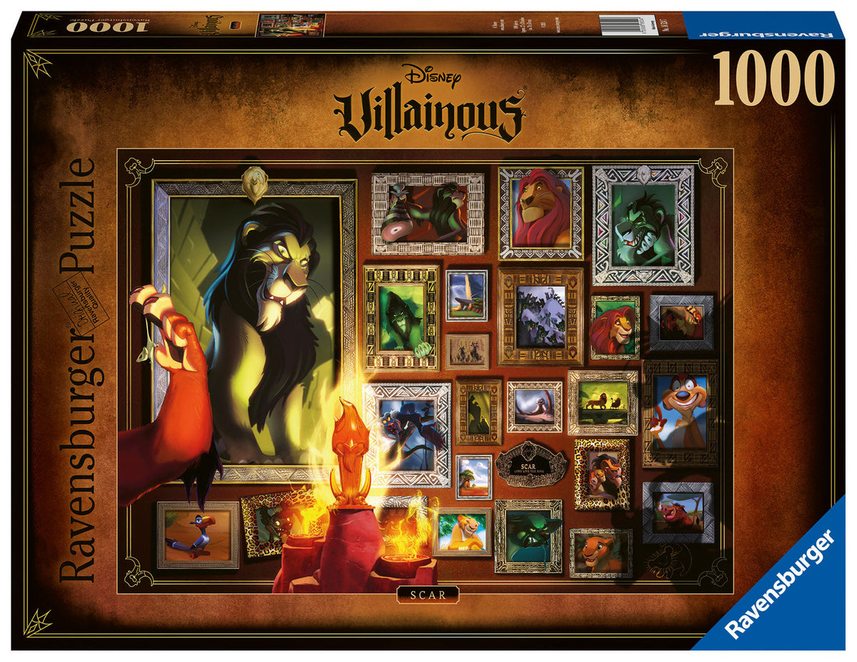 Disney Villians Scar - 1000 Piece Puzzle
