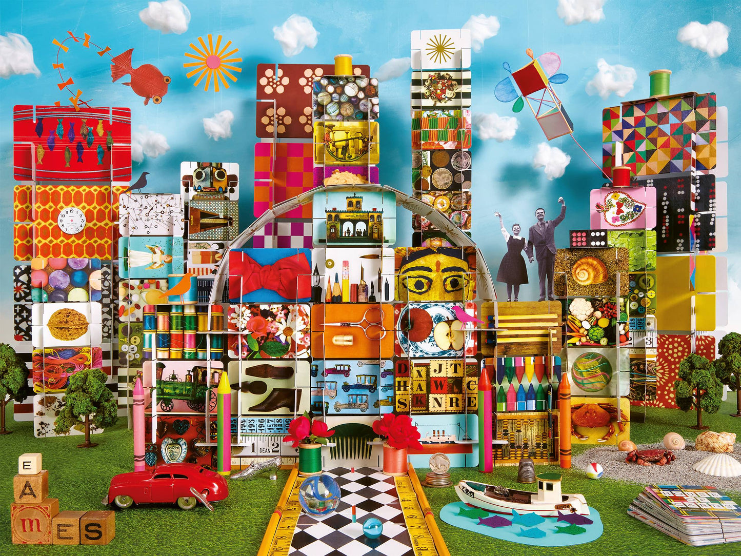 Eames Fantasy House - 1500 Piece Puzzle