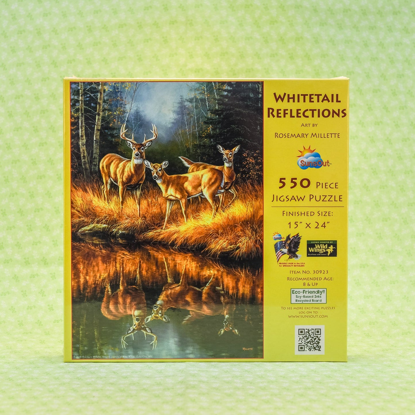 Whitetail Reflections 550 Piece Puzzle
