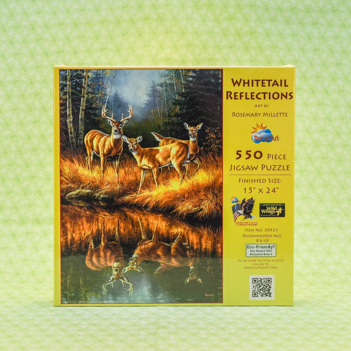 Whitetail Reflections 550 Piece Puzzle