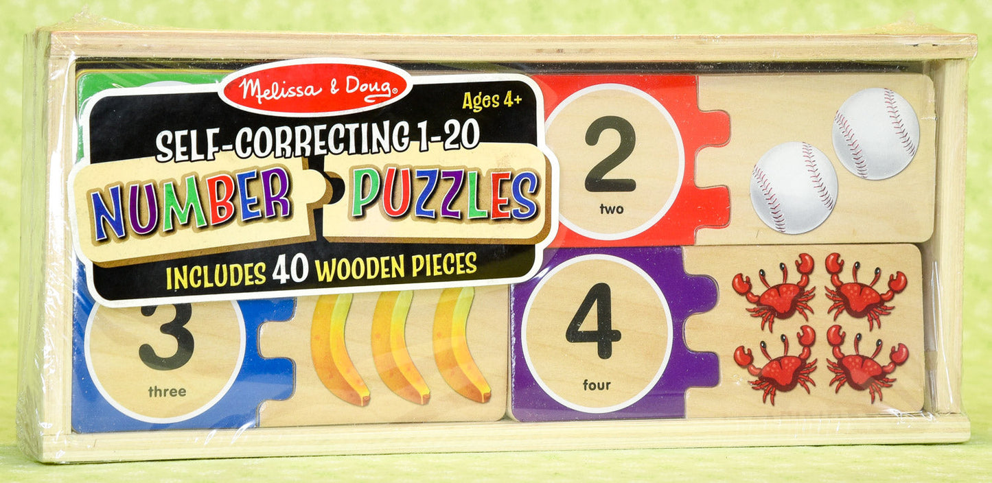 Number Puzzle Self-Correcting 1-20