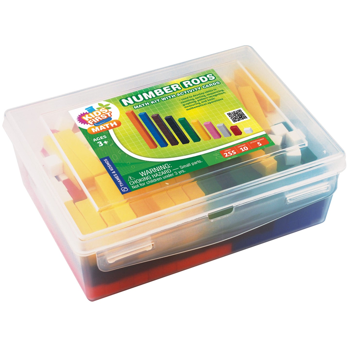 Kids First Math - Number Rods Math Kit With Activity Cards