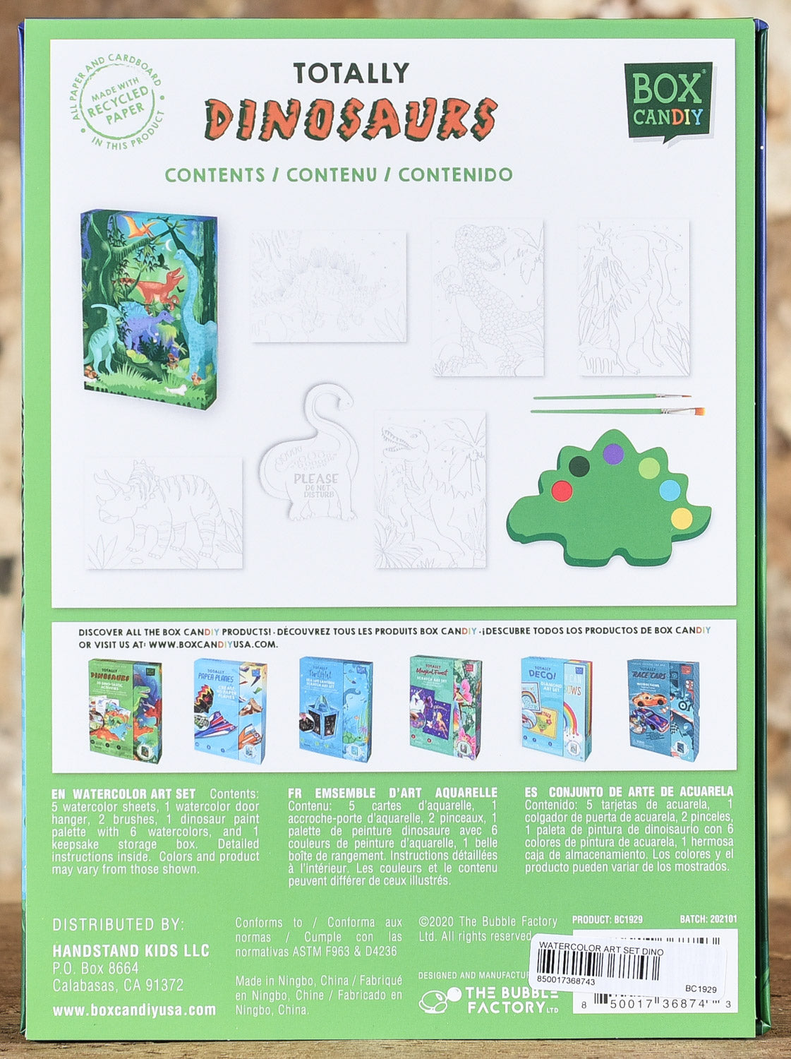 Totally Dinosaurs Watercolor Art Set