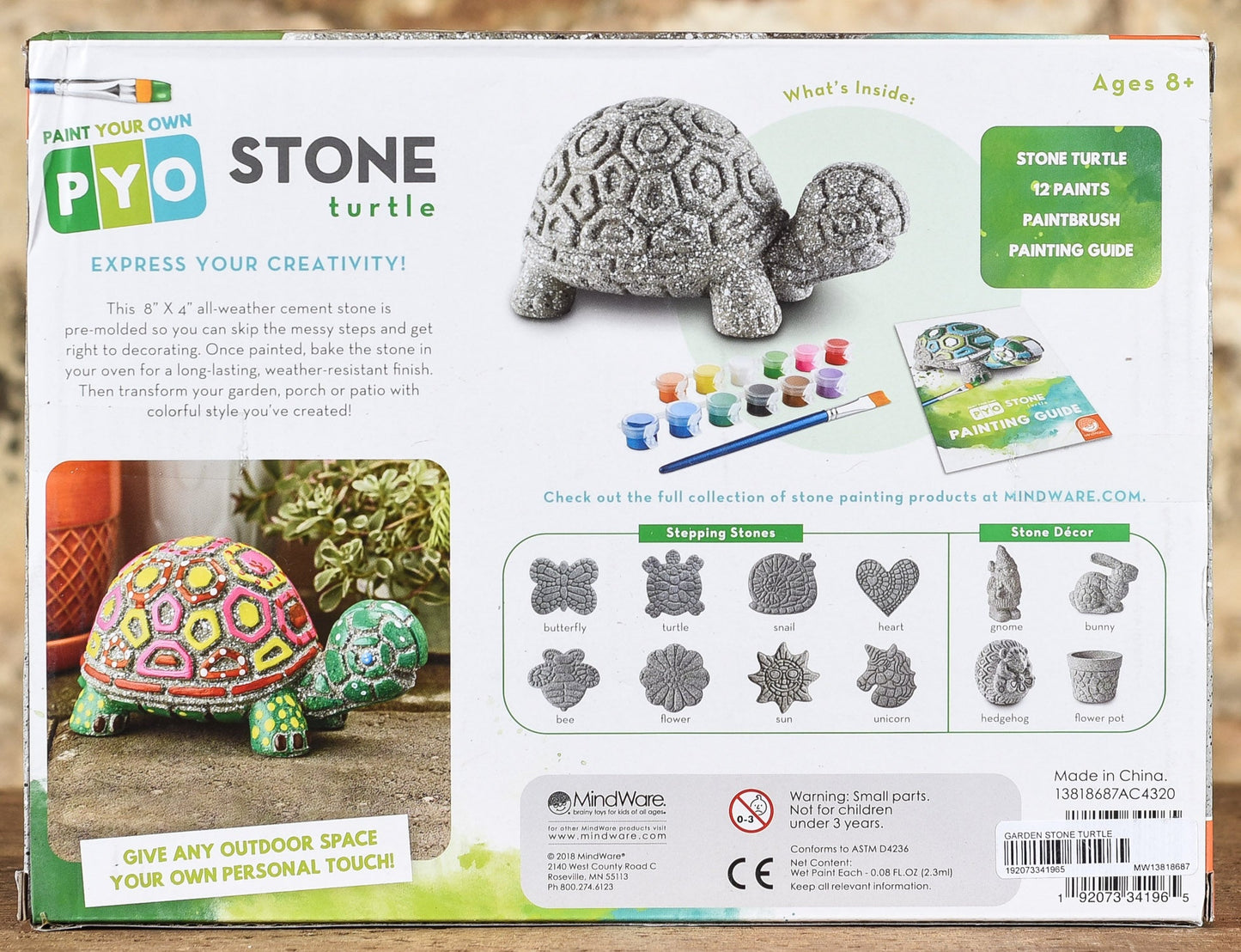 Paint Your Own - Stone Turtle