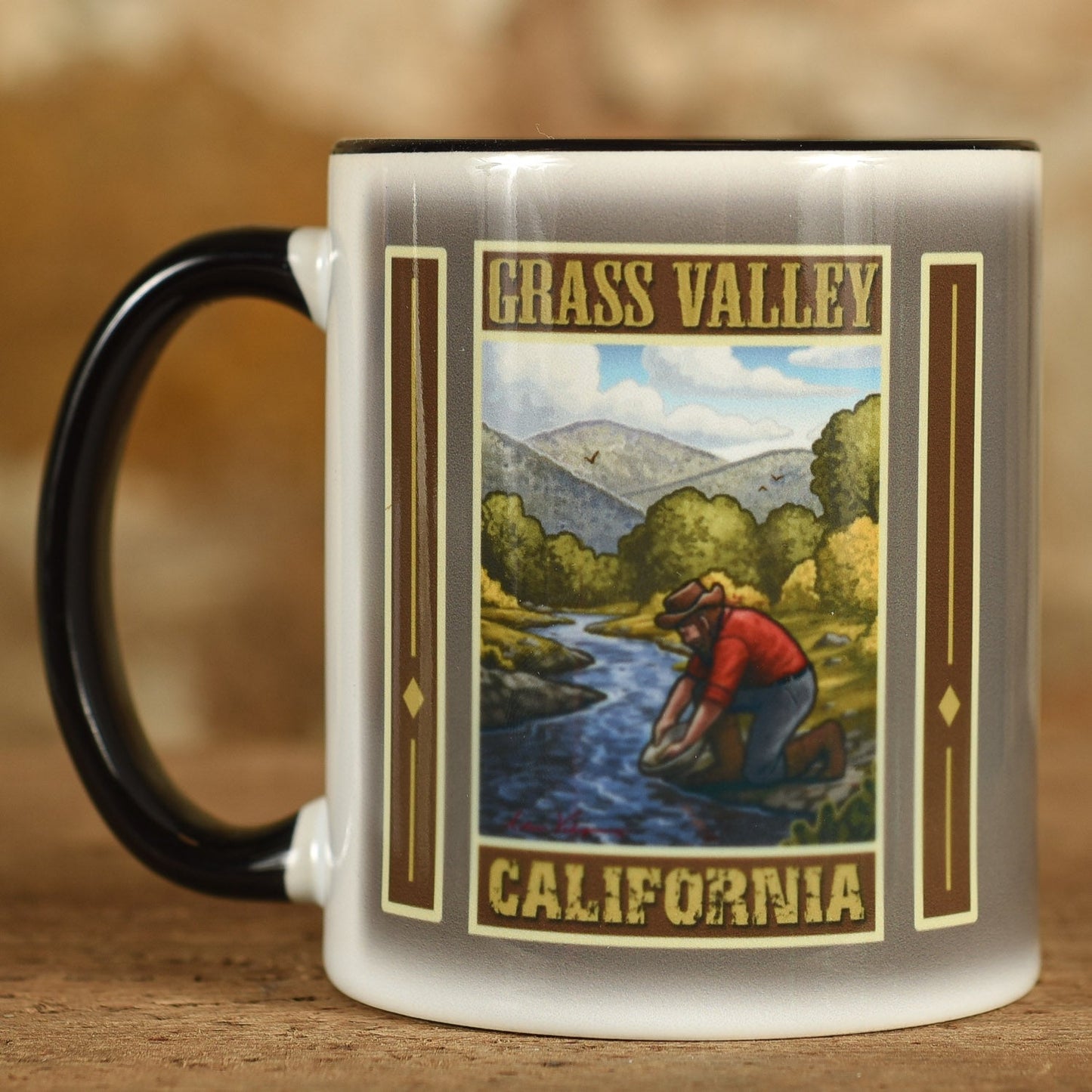 Mug 11oz - Grass Valley Gold Panner