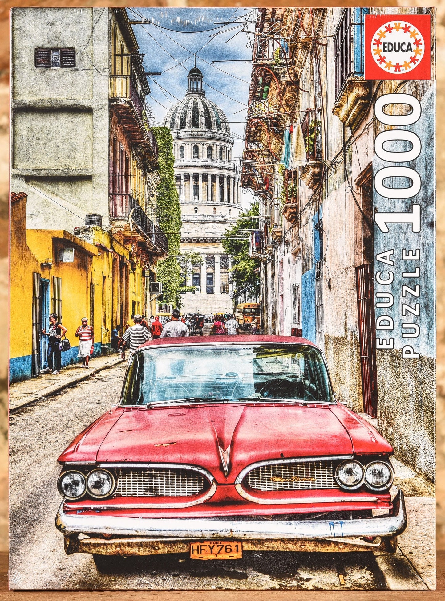 Vintage Car In Old Havana 1000 Piece Puzzle