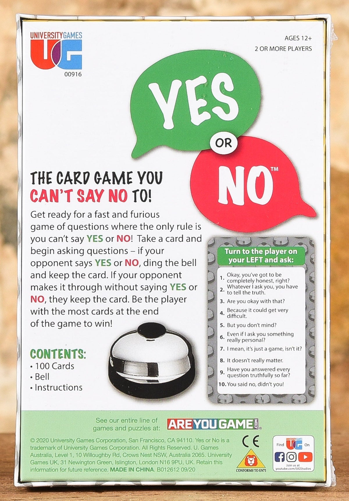 Yes Or No - The Card Game You Can't Say No To!