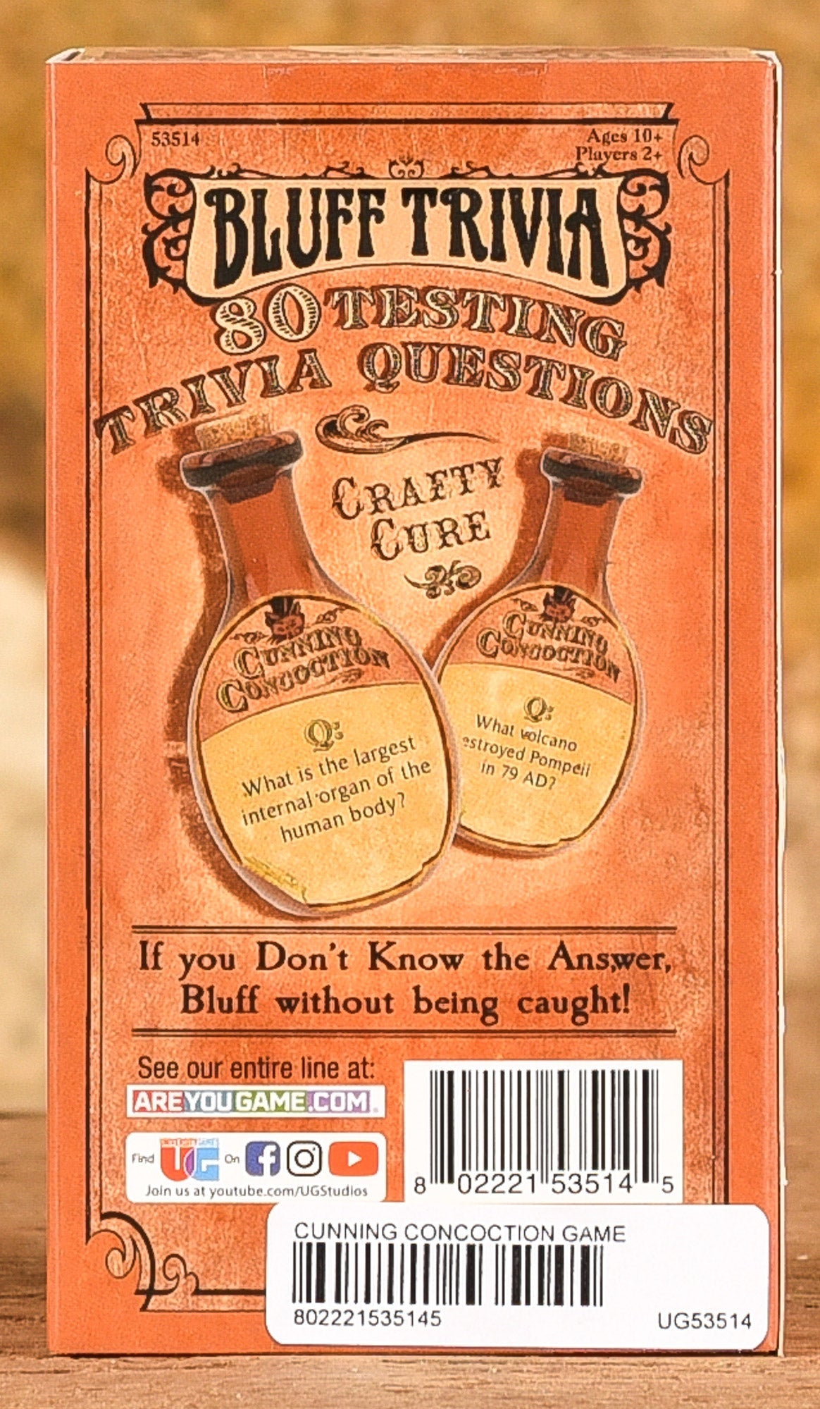 Clarendon's Cunning Concoction - Bluff Trivia