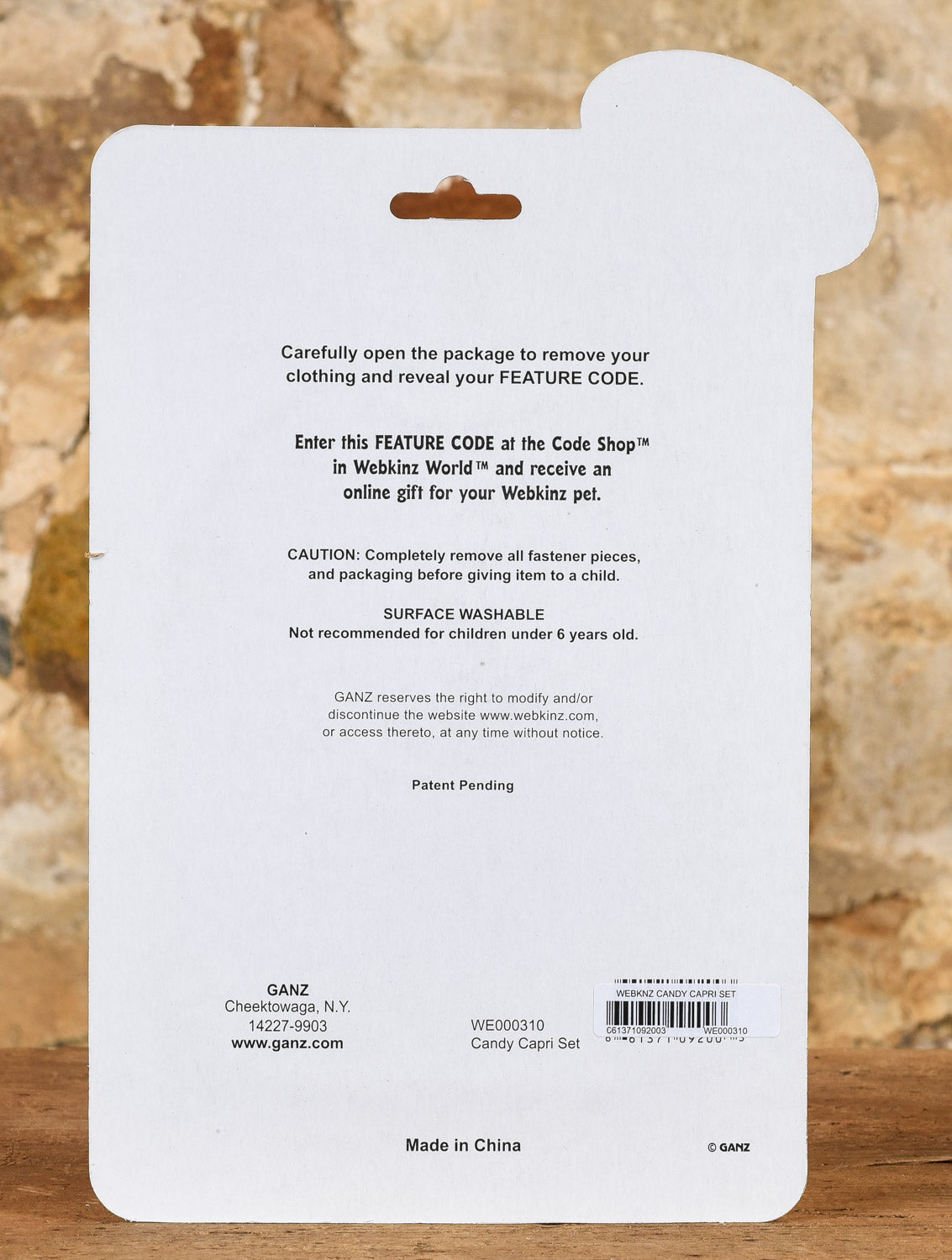 Webkinz - Candy Capri Set