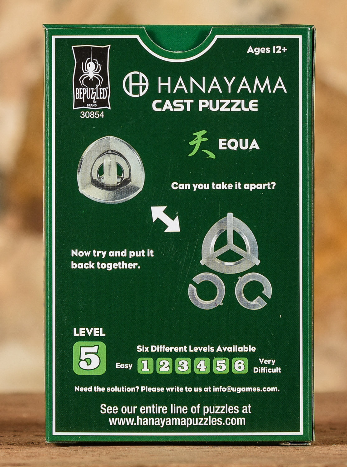Hanayama Cast Puzzle - Level 5 - Equa