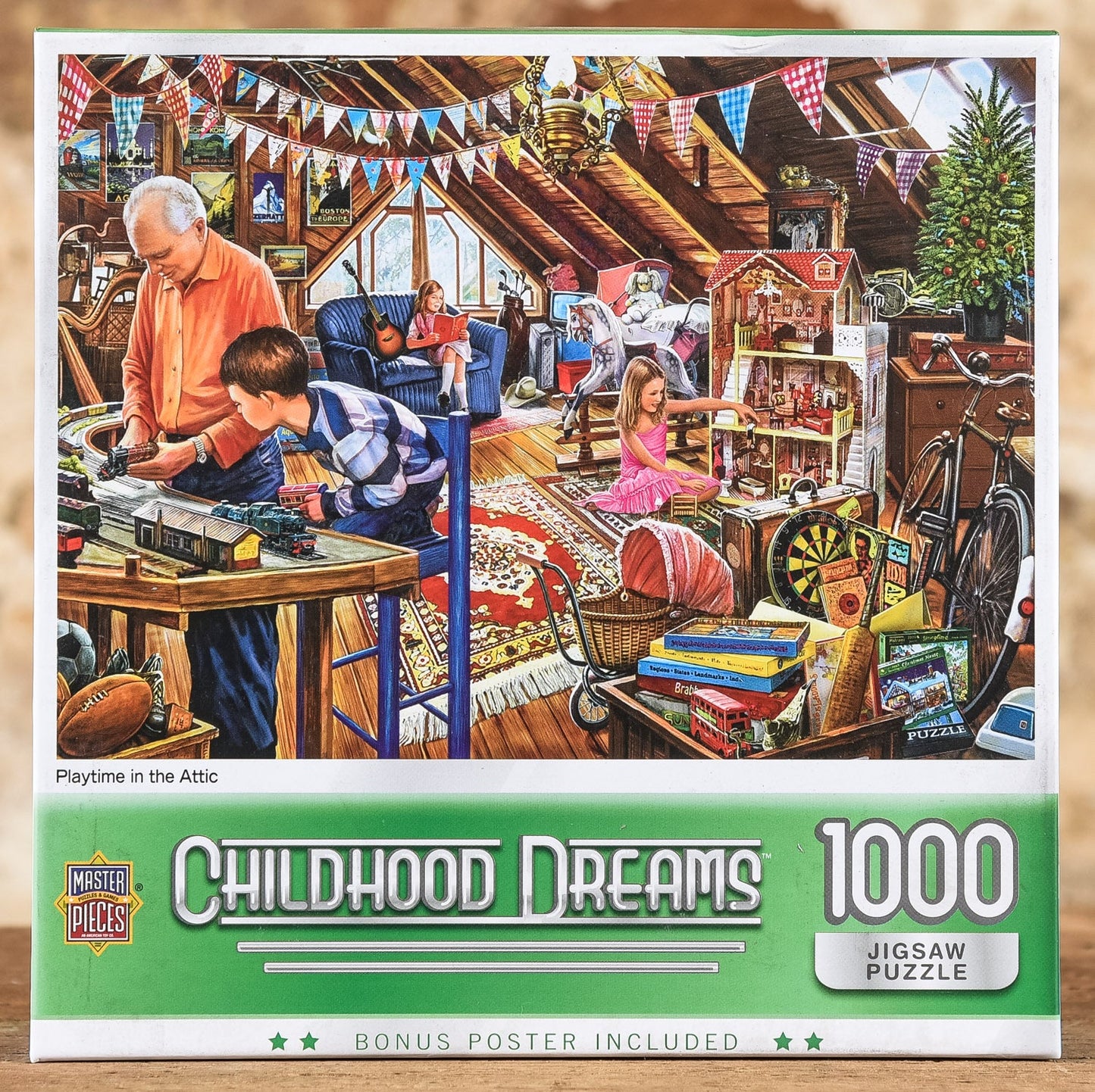 Playtime In The Attic - 1000 Piece Puzzle