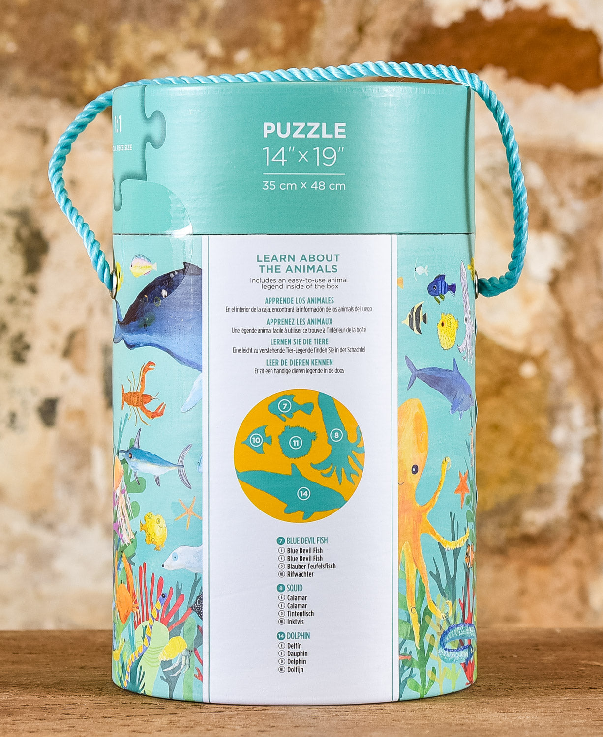 Thirty Six Animals 100 Piece Puzzle - Ocean Animals