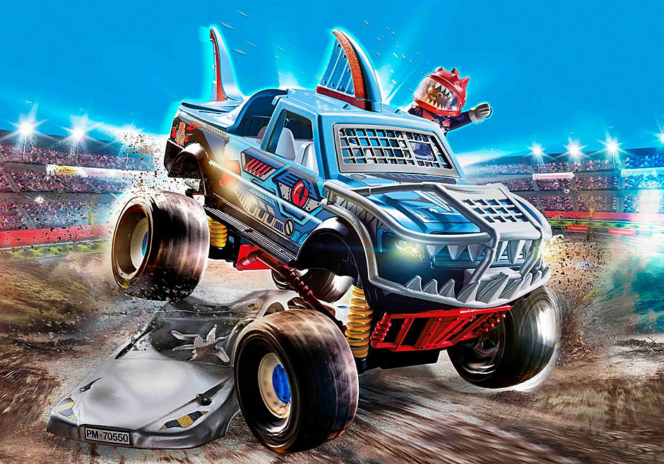 Playmobil - Stunt Show Shark Monster Truck