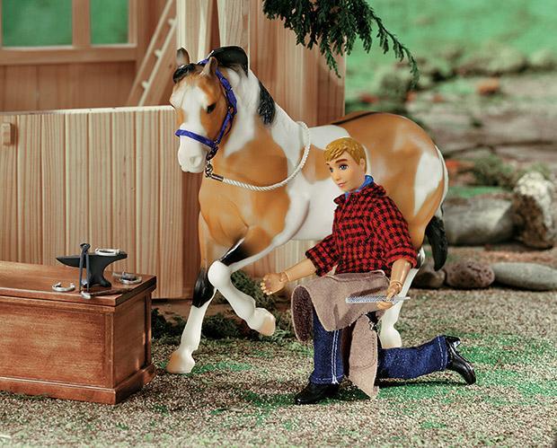 Farrier - 8" Figure With Blacksmith Tools
