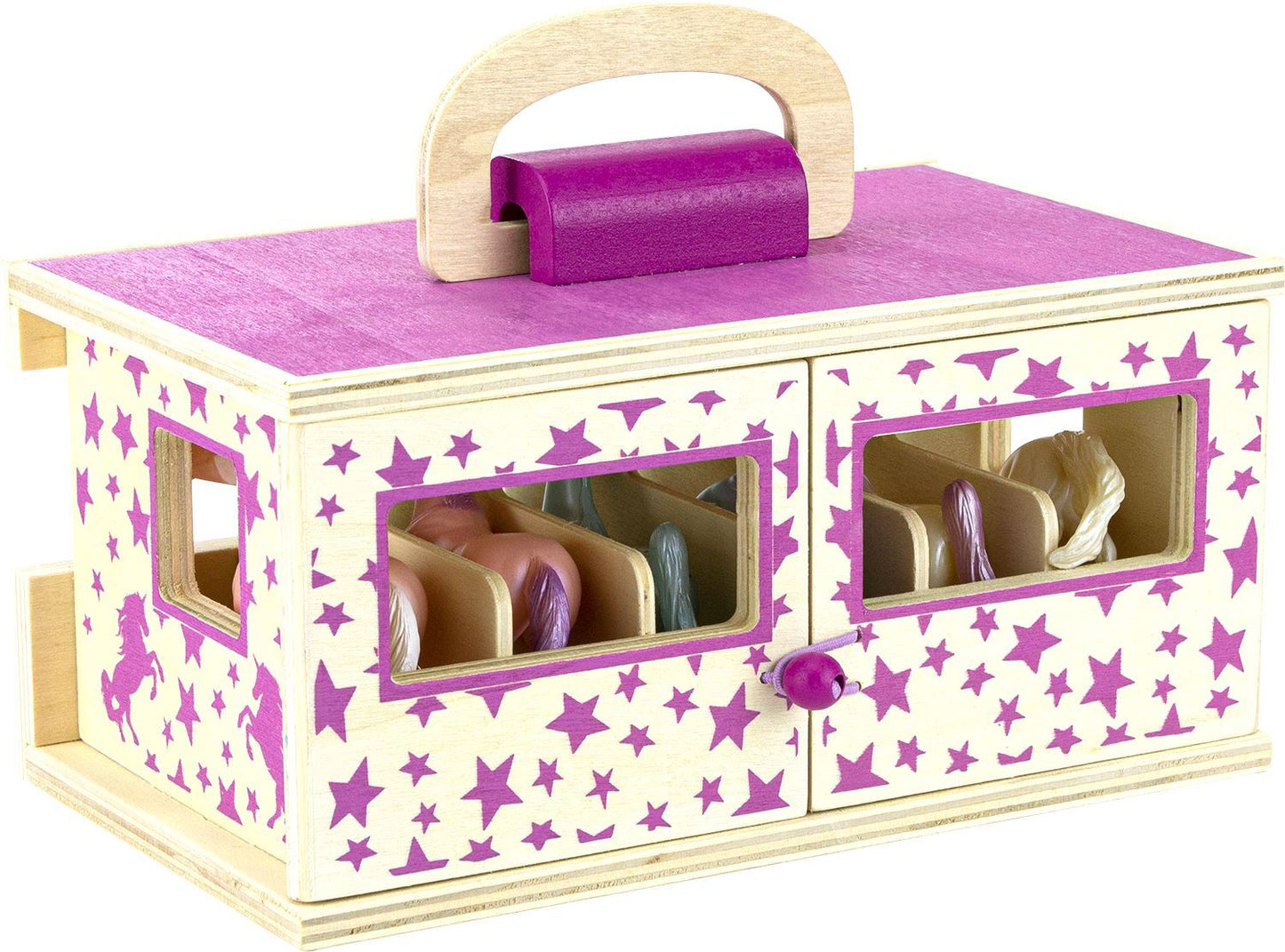 Stablemates - Unicorn Magic Wooden Carry Stable