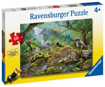  Rainforest Animals - 60 Piece Puzzle