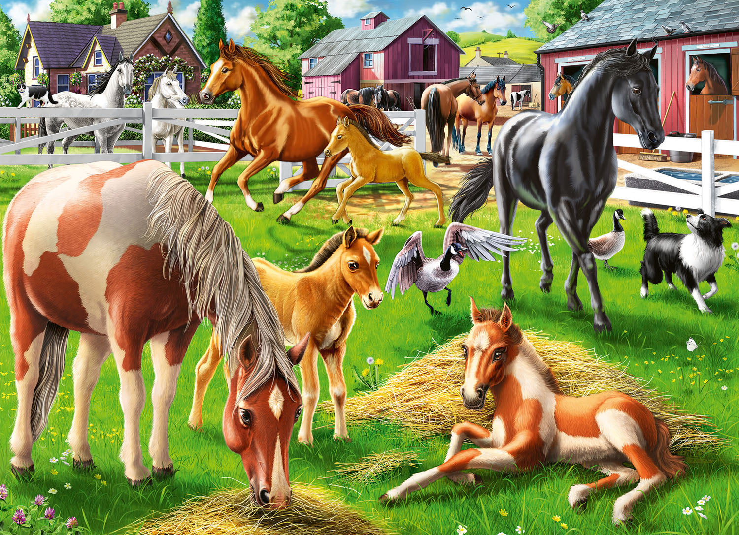  Happy Horses 60 Piece Puzzle