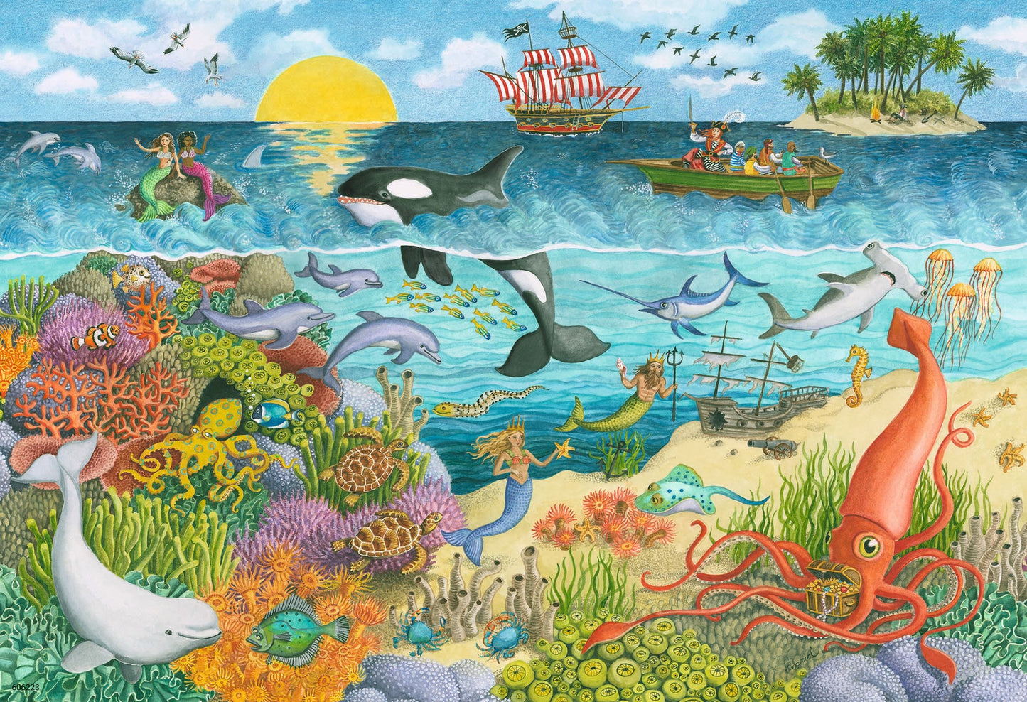  Pirates And Mermaids - 2 X 24 Piece Puzzle