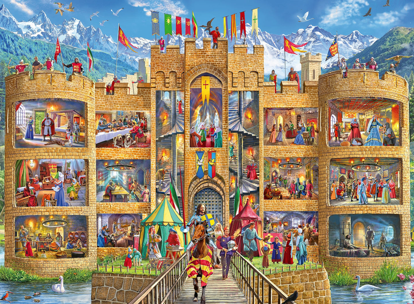  Cutaway Castle - 150 XXL Piece Puzzle