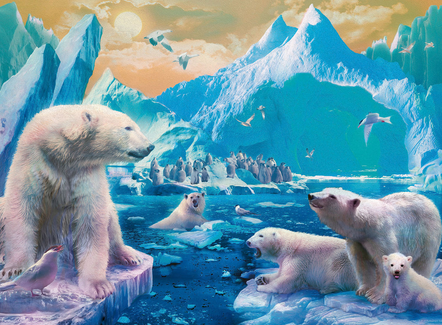  Polar Bear Kingdom 300 Piece Puzzle XXL
