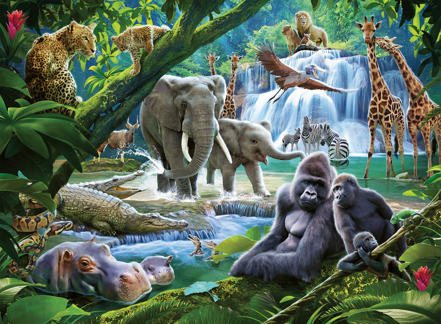  Jungle Animals 100 Piece Puzzle