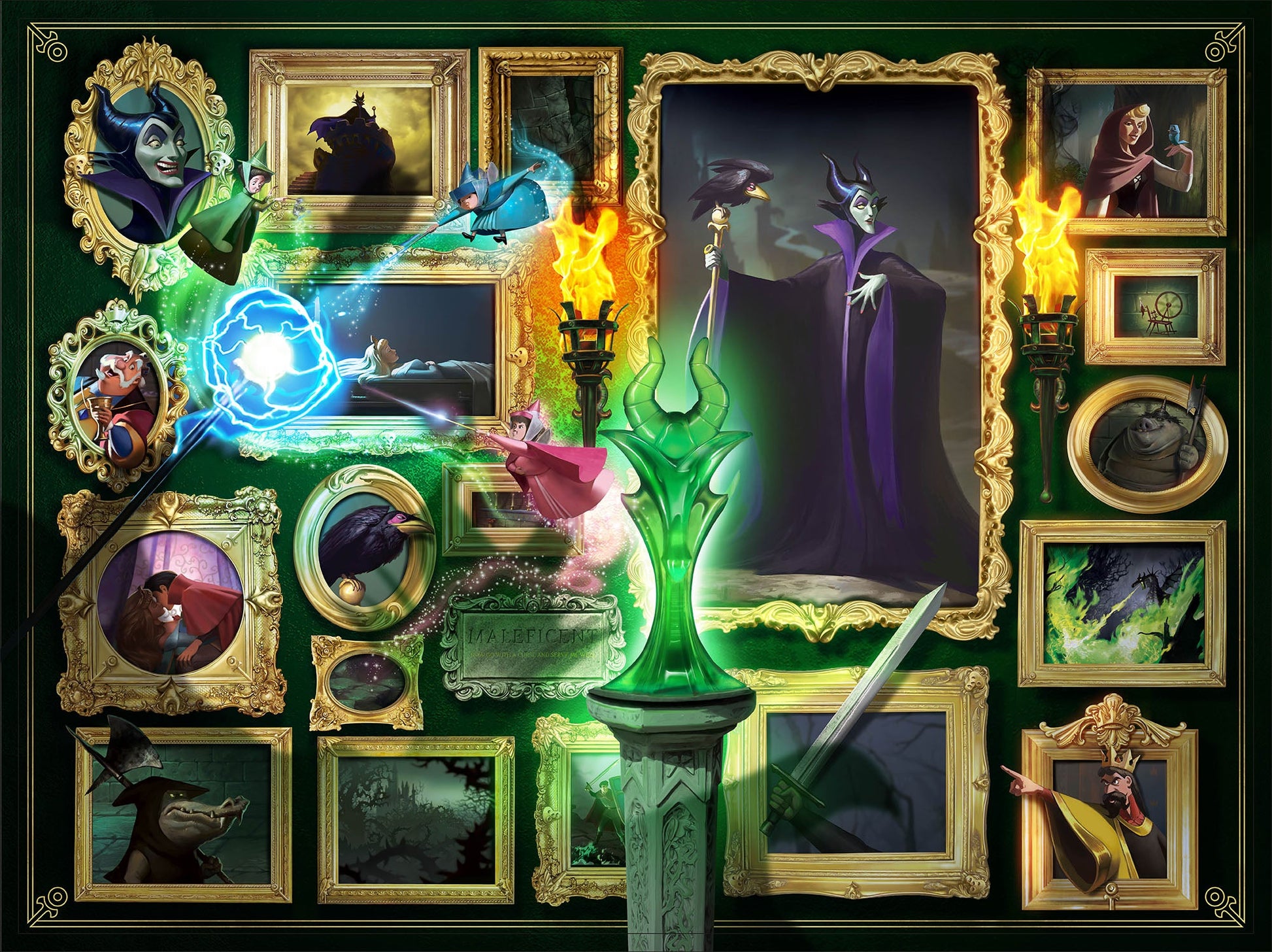  Maleficent 1000 Piece Puzzle