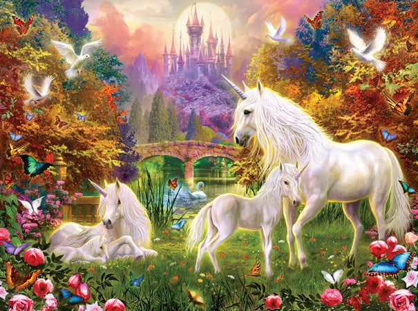  Castle Unicorns 1000 Piece Puzzle