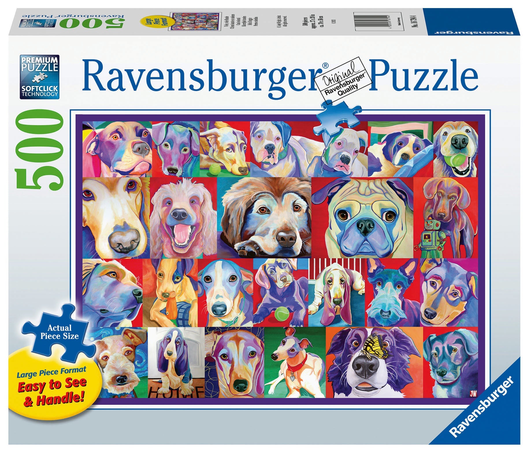  Hello Doggie - 500 Piece Puzzle - Large Format
