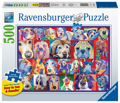  Hello Doggie - 500 Piece Puzzle - Large Format