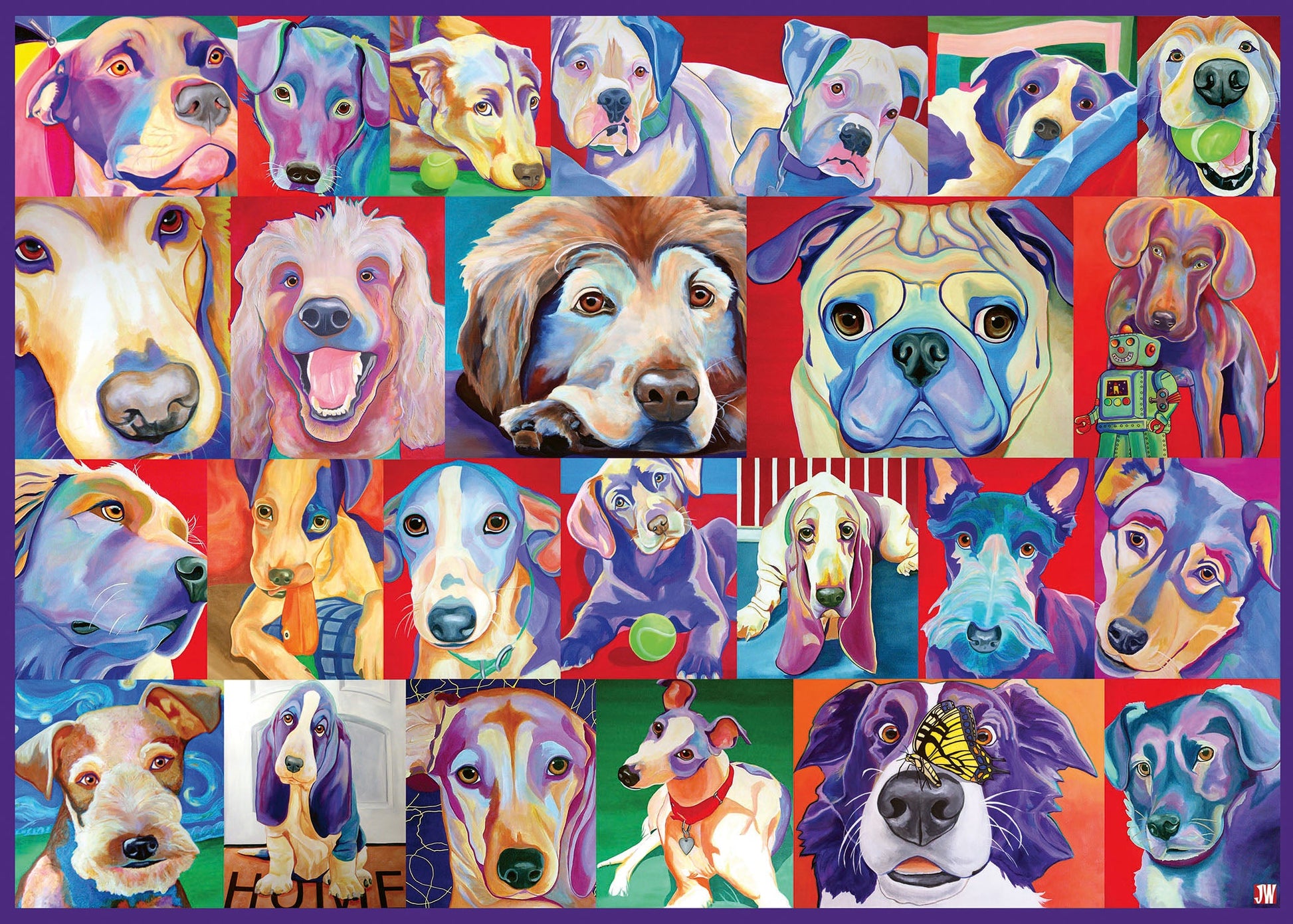  Hello Doggie - 500 Piece Puzzle - Large Format