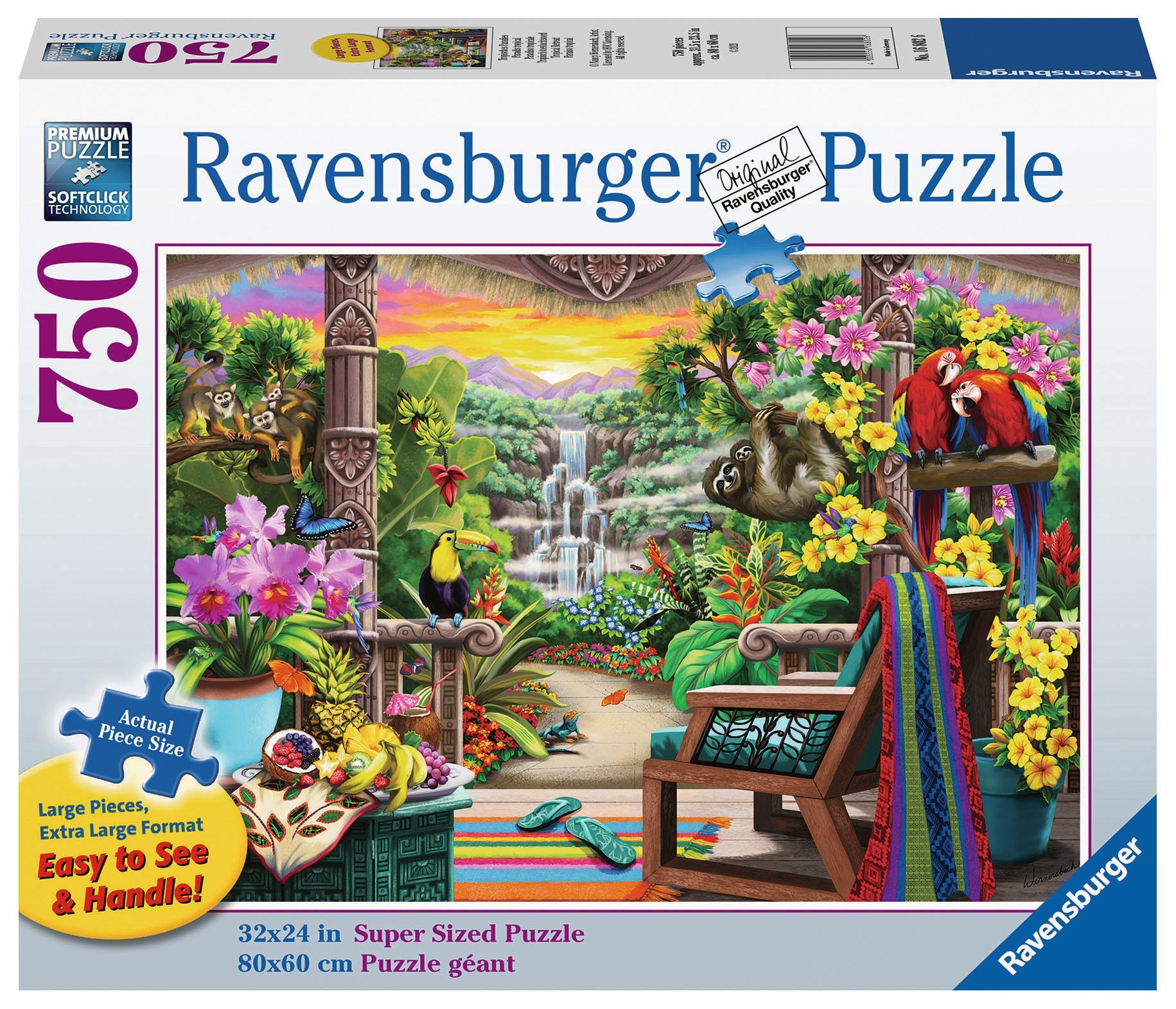  Tropical Retreat - 750 Piece Puzzle - Large Format
