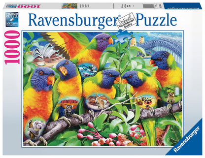  Land Of The Lorikeet - 1000 Piece Puzzle