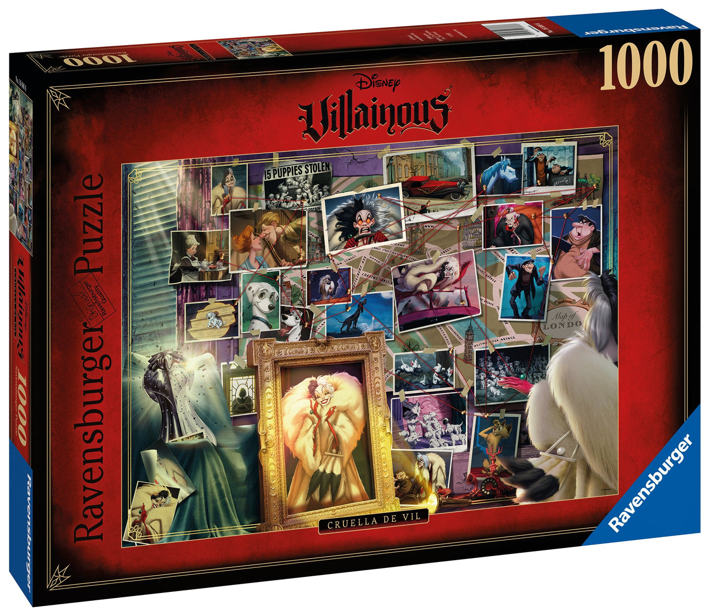  Disney Villainous : Cruella De Vil - 1000 Piece Puzzle