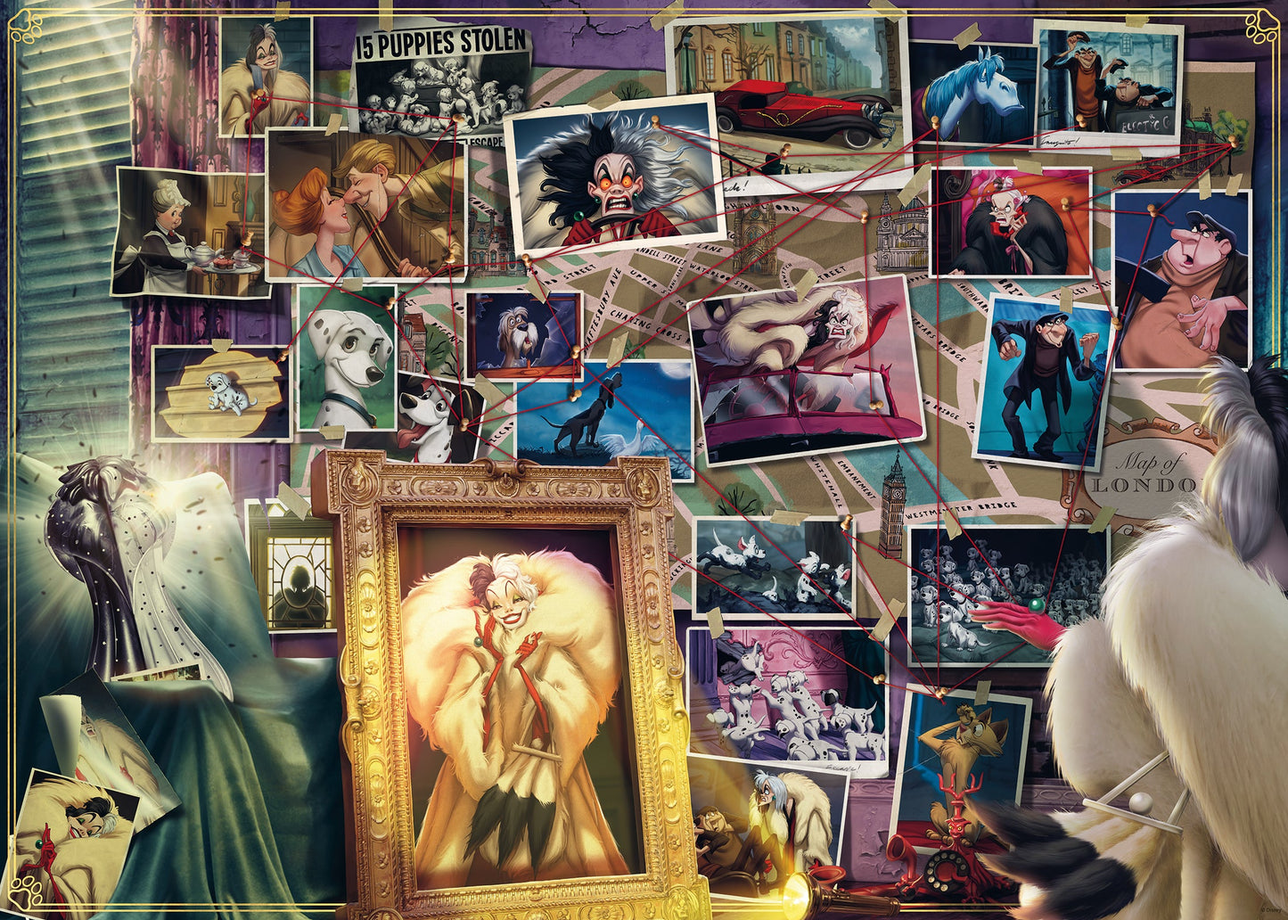  Disney Villainous : Cruella De Vil - 1000 Piece Puzzle