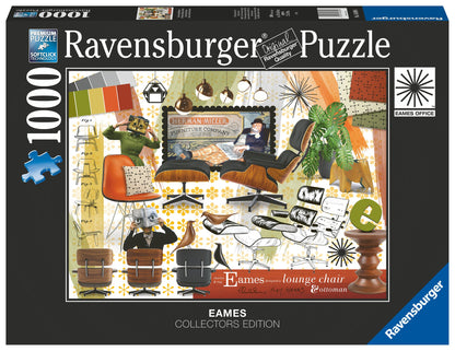 Eames Design Classic Lounge Chair - 1000 Piece Puzzle