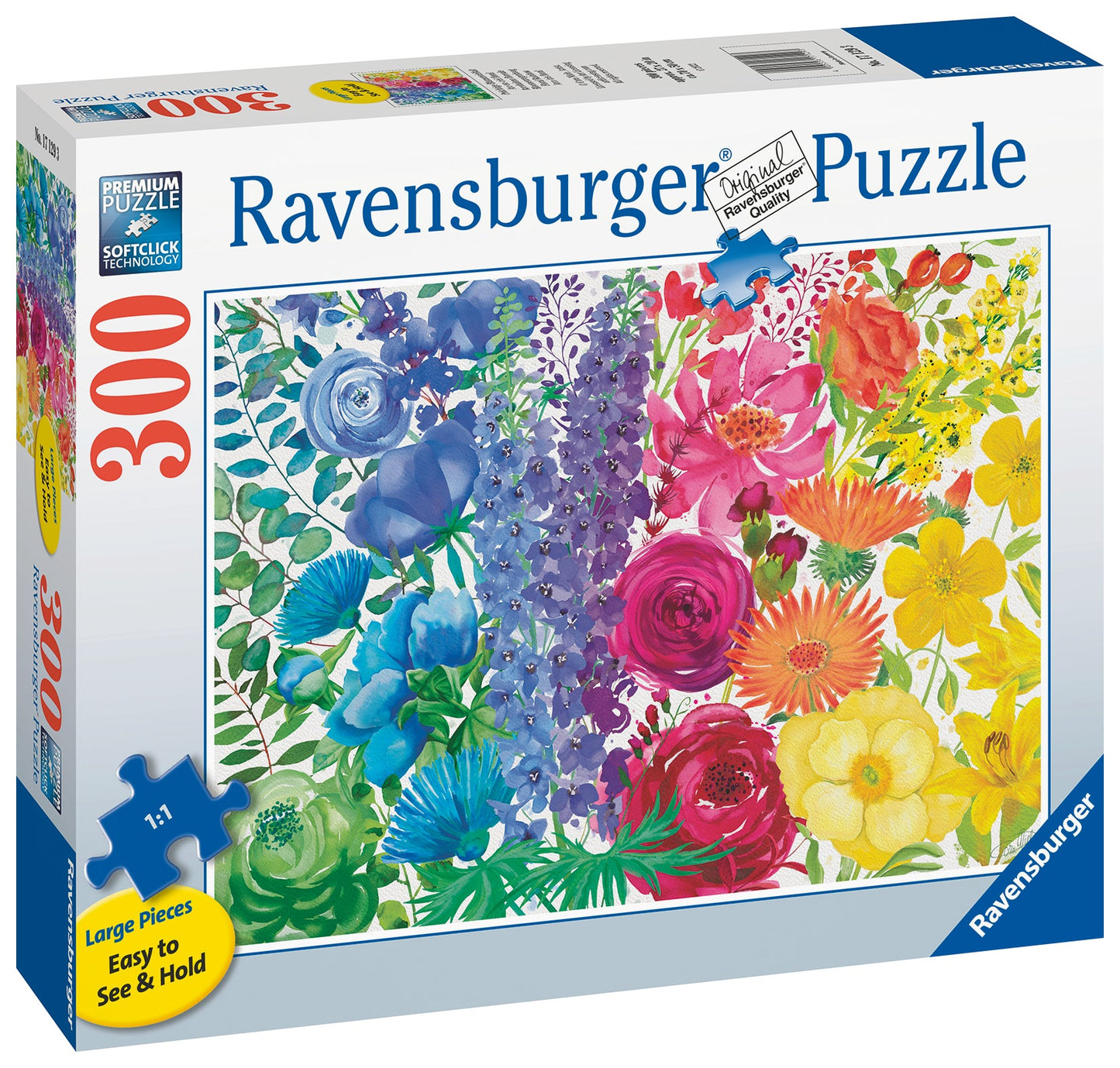  Floral Rainbow - 300 Piece Puzzle Large Format Pieces