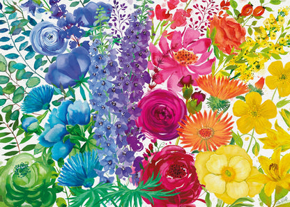  Floral Rainbow - 300 Piece Puzzle Large Format Pieces