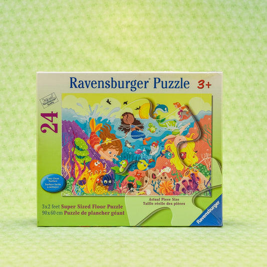  Splashing Mermaids 24 Piece Floor Puzzle