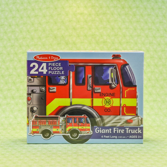  Giant Fire Truck 24 Piece Floor Puzzle