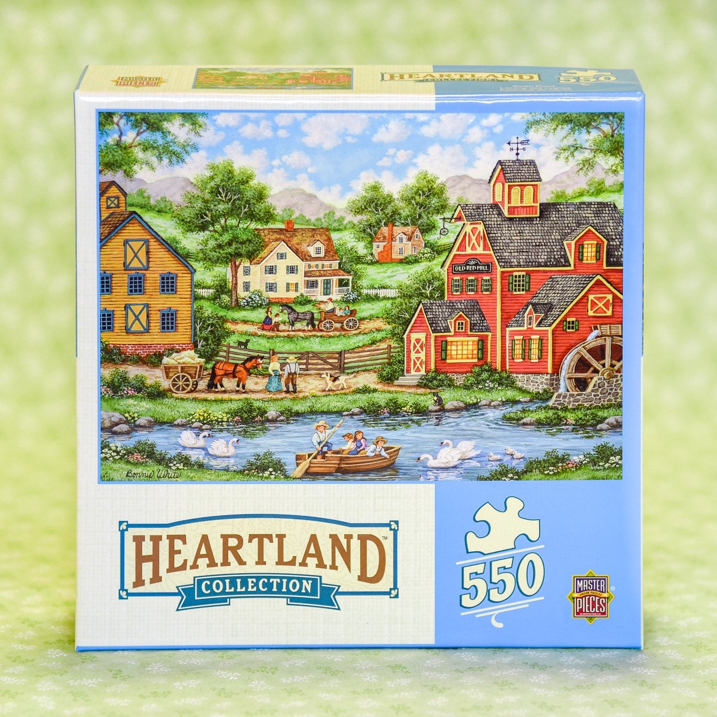  Swan Pond 550 Piece Puzzle