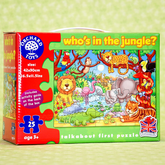  Who's In The Jungle 25 Piece Puzzle