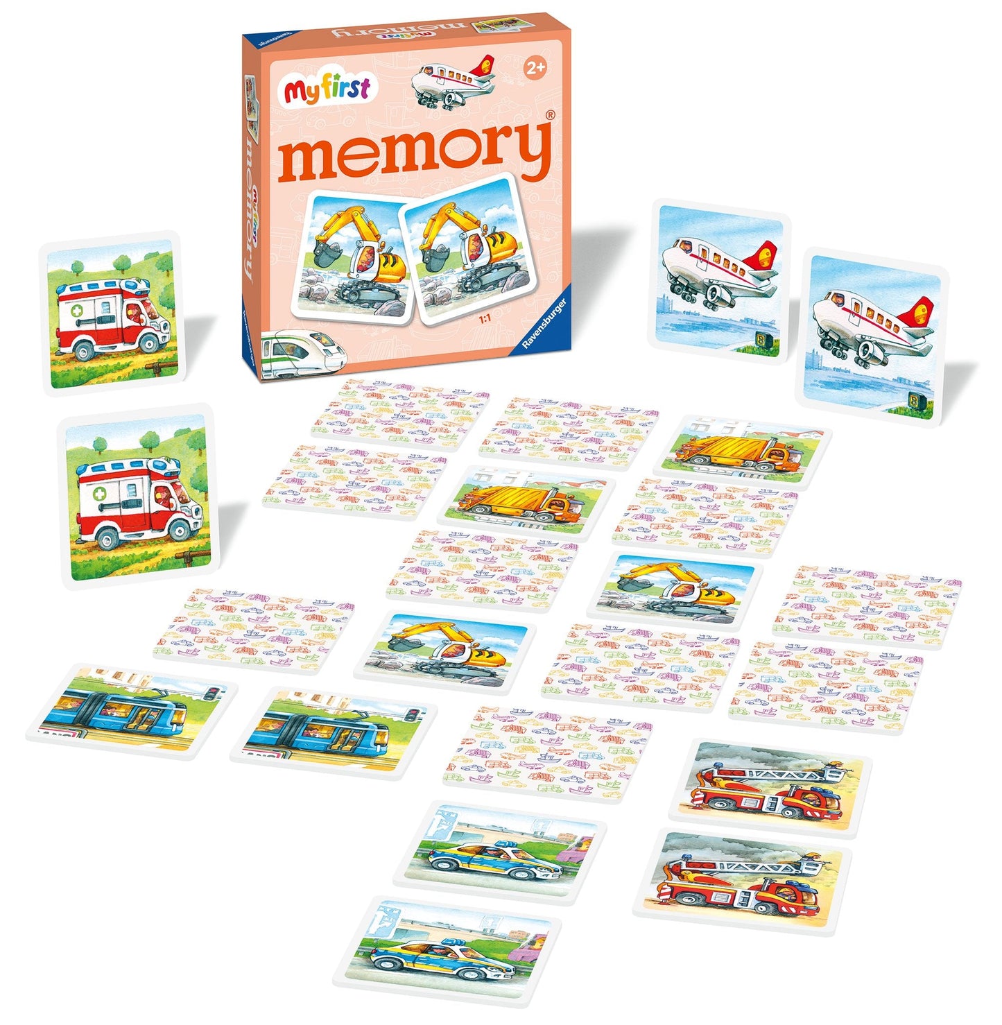  Memory - Vehicles (My First Memory Game)