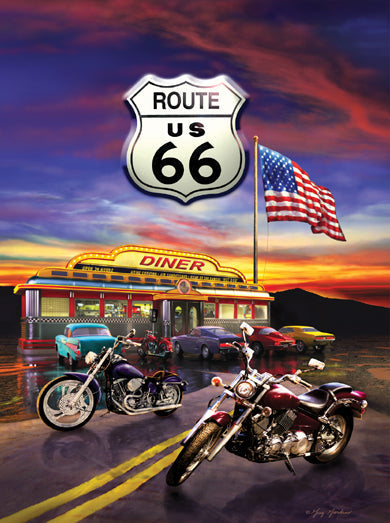  Route 66 Diner 1000 Piece Puzzle