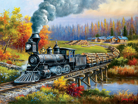  Logging Camp Run - 300 Piece Puzzle