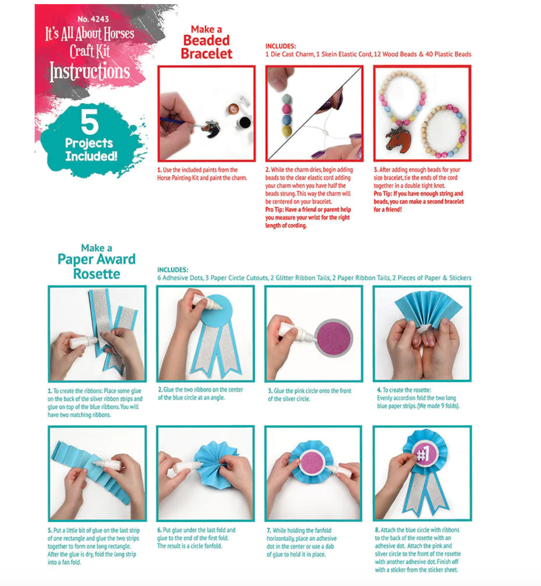  It's All About Horses - Arts & Crafts Kit