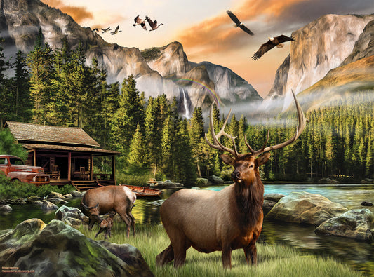  Elk Country 1000 Piece Puzzle