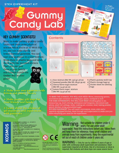  Gummy Candy Lab - STEM Experiment Kit