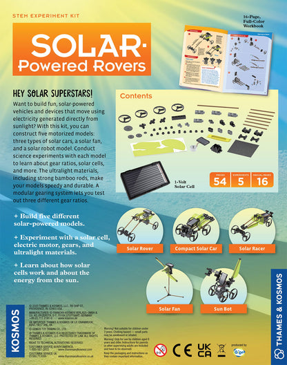  Solar Powered Rovers - STEM Experiment Kit