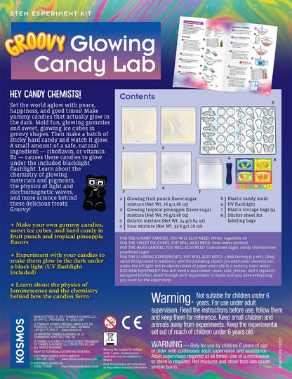  Groovy Glowing Candy Lab - STEM Experiment Kit