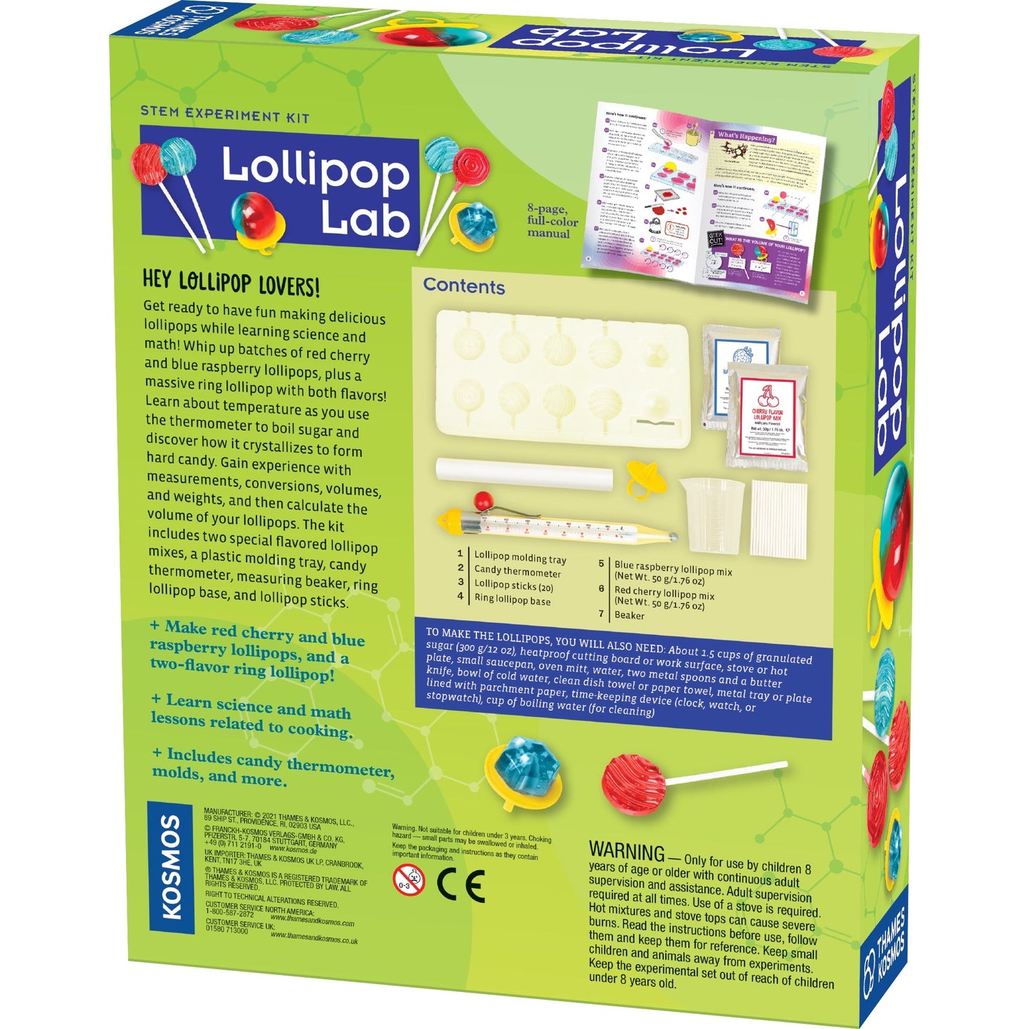  Lollipop Lab - STEM Experiment Kit